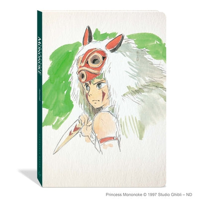 Studio Ghibli Princess Mononoke journal with cover art featuring characters from the animated film, by Chronicle Books.
