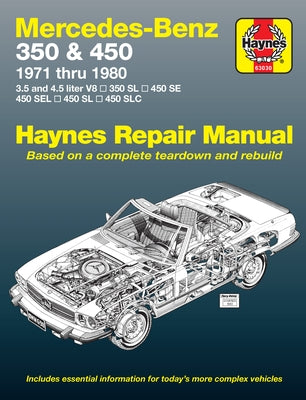 Mercedes-Benz 350 & 450 1971-80 Paperback Haynes Manuals
