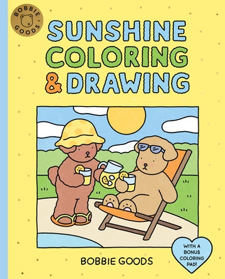 Walter Foster Publishing Bobbie Goods Sunshine Coloring & Drawing paperback with bonus coloring pad, featuring vibrant illustrations for kids.