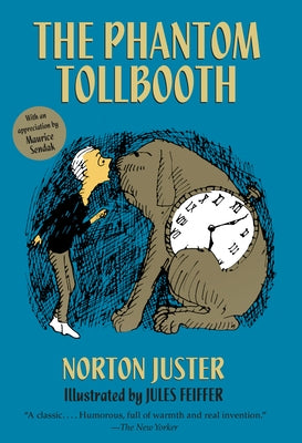 Paperback of The Phantom Tollbooth by Random House Children's Books, featuring a colorful illustrated cover.