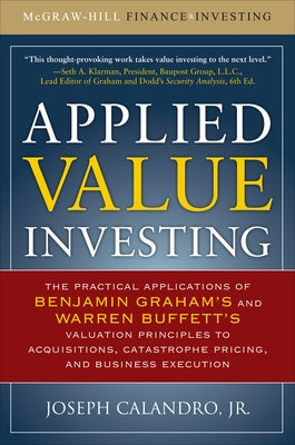 Applied Value Investing (Pb) Paperback McGraw-Hill