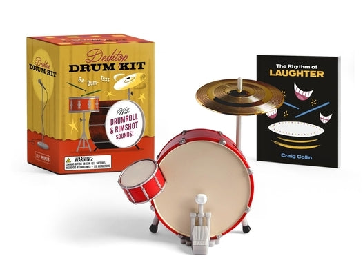 Desktop Drum Kit: With Drumroll and Rimshot Sounds! Paperback Rp Minis