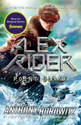 Point Blank paperback by Puffin Books showing the book cover with bold title and colorful illustration.