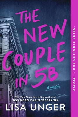 Paperback copy of "The New Couple in 5b" by Park Row, featuring a book cover with a romantic couple illustration.