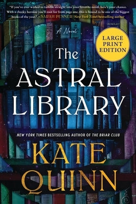Large print paperback of The Astral Library by William Morrow, featuring a cover with mystical and cosmic artwork.