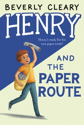 Paperback of Henry and the Paper Route by HarperCollins, showing the book cover with colorful illustrations and title text.
