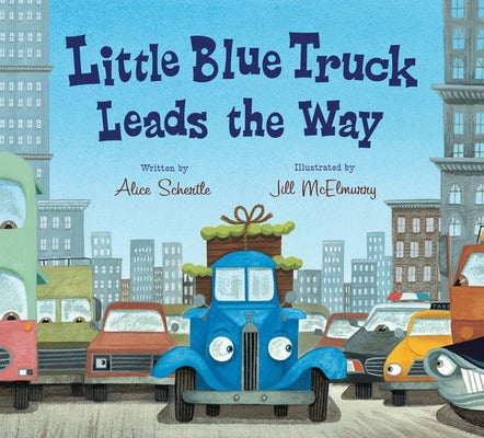 Little Blue Truck Leads the Way Board Book Board Book Clarion Books
