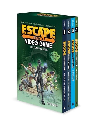 Paperback of Escape from a Video Game: The Complete Series by Andrews McMeel Publishing, featuring colorful cover art.