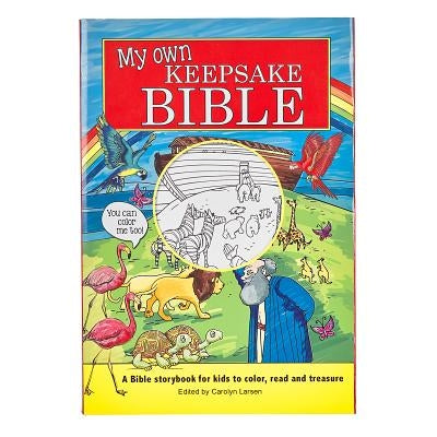 My Own Keepsake Bible: A Kids Bible Storybook to Color by Various