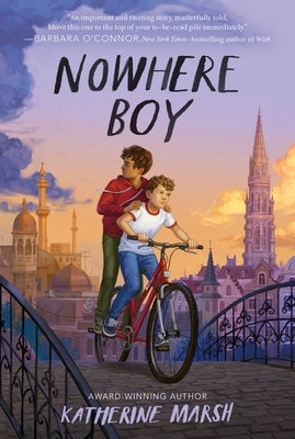 Paperback of Nowhere Boy by Square Fish featuring a colorful cover illustration, ideal for young readers and fans of graphic novels.
