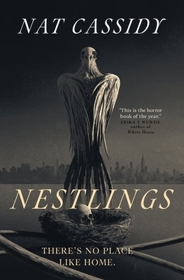 Paperback of Nestlings by Tor Nightfire featuring dark, moody cover art with mysterious, shadowy figures and a haunting atmosphere.