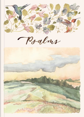 Paperback ESV Scripture Journal: Psalms with Ruth Chou Simons artwork, featuring a Bible cover and decorative design.