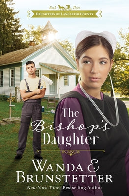 Paperback novel titled The Bishop's Daughter by Barbour Fiction with a cover illustration featuring a church scene.
