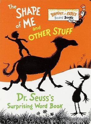 Board book titled "The Shape of Me and Other Stuff" by Random House Books for Young Readers, featuring colorful geometric shapes.