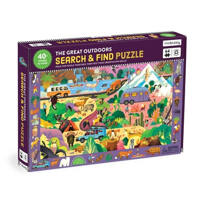 Great Outdoors 64 Piece Search and Find Puzzle Other Galison