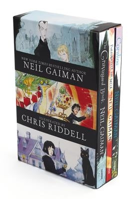 Neil Gaiman/Chris Riddell 3-Book Box Set: Coraline; The Graveyard Book; Fortunately, the Milk Boxed Set HarperCollins