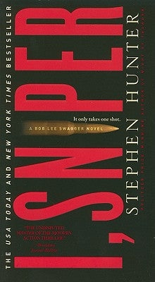 Cover of "I, Sniper" mass market paperback by Pocket Books featuring a sniper silhouette against a cityscape background.