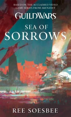 Mass market paperback of Sea of Sorrows by Pocket Books, showing the book cover with dark, mysterious artwork.