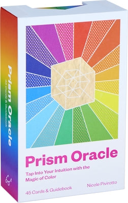Colorful oracle card from Prism Oracle deck by Chronicle Books, featuring vibrant illustrations for intuition and guidance.