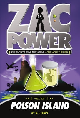 Paperback of Zac Power #1: Poison Island by Square Fish, featuring the book cover with colorful illustrations and title text.