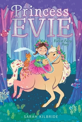 Paperback copy of The Forest Fairy Pony by Aladdin Paperbacks, featuring colorful fantasy-themed cover art.