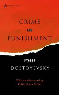 Mass market paperback of Crime and Punishment by Signet Book, featuring a cover with dark and moody artwork.