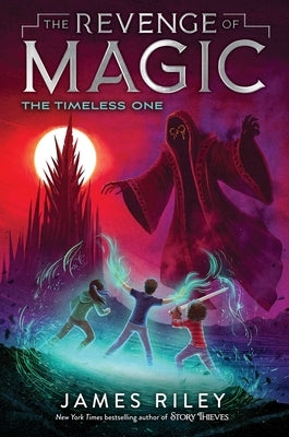 Paperback copy of "The Timeless One" by Aladdin Paperbacks, showing the book's cover with colorful illustrations.