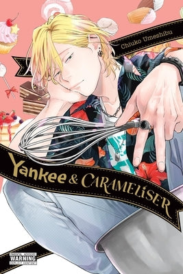 Yankee & Carameliser manga paperback by Yen Press featuring colorful cover art with characters from the series.