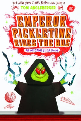 Paperback of Emperor Pickletine Rides the Bus from Origami Yoda series by Harry N. Abrams, featuring colorful book cover art.
