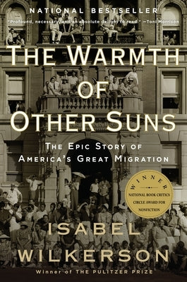 Vintage paperback of "The Warmth of Other Suns" by Isabel Wilkerson, showing the book cover with title and author.