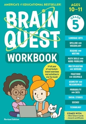 Brain Quest Workbook: 5th Grade Revised Edition Paperback Workman Kids