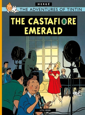 Paperback of The Castafiore Emerald by Little, Brown Books for Young Readers featuring a colorful cover with emerald accents.