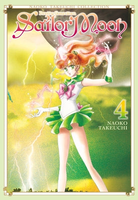 Paperback copy of Sailor Moon 4 from the Naoko Takeuchi Collection by Kodansha Comics, featuring colorful manga cover art.