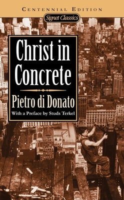 Mass Market Paperbound of "Christ in Concrete" by Signet Book featuring a cover image with urban artwork and religious themes.