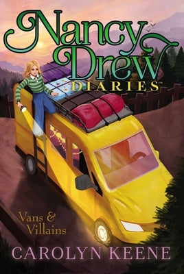 Vans & Villains paperback book by Aladdin Paperbacks featuring colorful illustrated cover art.
