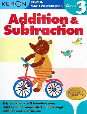 Kumon Grade 3 Addition & Subtraction Paperback Kumon Publishing North America