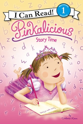 Pinkalicious: Story Time paperback book by HarperCollins featuring colorful illustrated cover with Pinkalicious character.