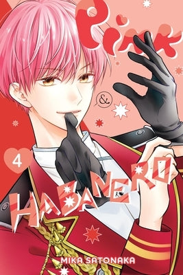 Pink and Habanero Vol. 4 paperback by Yen Press featuring vibrant cover art with pink and fiery orange hues.