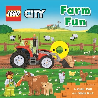 Lego(r) City. Farm Fun: A Push, Pull and Slide Book Board Book MacMillan Children's Books