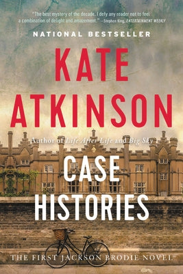 Paperback copy of "Case Histories" by Back Bay Books, showing the book cover with title and author text.