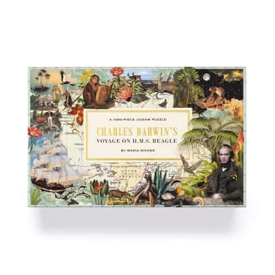 The Voyage of HMS Beagle: Charles Darwin's Journey of Discovery: A 1000-Piece Jigsaw Puzzle Other Skittledog