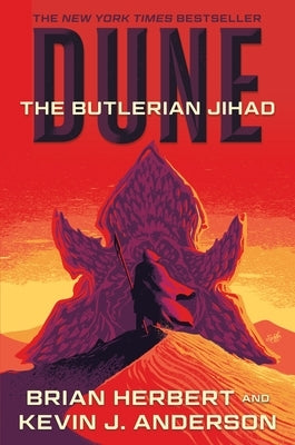 Paperback copy of Dune: The Butlerian Jihad book by Tor Books, showing the front cover with title and author details.