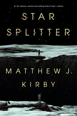 Paperback Star Splitter by Dutton Books for Young Readers, featuring a colorful celestial-themed cover design.