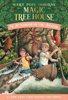 Paperback of "Afternoon on the Amazon" by Random House Books for Young Readers, featuring a colorful cover illustration.