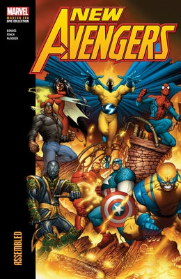 Marvel Universe New Avengers Modern Era Epic Collection paperback book featuring iconic Avengers characters and artwork.