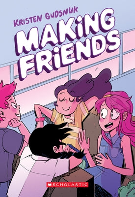 Paperback graphic novel Making Friends by Graphix, featuring colorful cover art of friends and friendship themes.