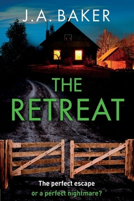 Paperback of The Retreat novel by Boldwood Books Ltd, showing the book cover with serene landscape art.