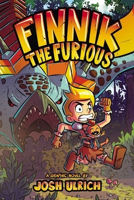 Paperback of Finnik the Furious graphic novel Volume 1 by Andrews McMeel Publishing, featuring colorful comic-style artwork.