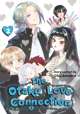 Square Enix Manga The Otaku Love Connection 02 paperback book showing colorful manga cover art with Japanese characters and illustrations.