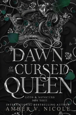 Paperback copy of Dawn of the Cursed Queen from Kensington Replenishment Titles, featuring a dark fantasy cover illustration.